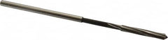 Interstate - 5/32" High Speed Steel Chucking Reamer - Spiral Flute, 0.151" Straight Shank, 1" Flute Length, 4" OAL - Exact Tooling