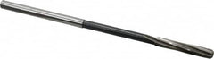 Interstate - 7/32" High Speed Steel Chucking Reamer - Spiral Flute, 0.2075" Straight Shank, 1-1/4" Flute Length, 5" OAL - Exact Tooling