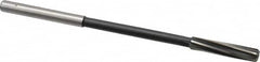 Interstate - 5/16" High Speed Steel Chucking Reamer - Spiral Flute, 0.2792" Straight Shank, 1-1/2" Flute Length, 6" OAL - Exact Tooling