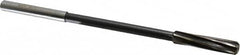 Interstate - 3/8" High Speed Steel Chucking Reamer - Spiral Flute, 0.3105" Straight Shank, 1-3/4" Flute Length, 7" OAL - Exact Tooling