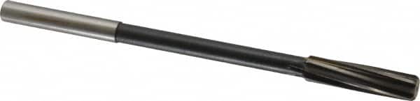 Interstate - 7/16" High Speed Steel Chucking Reamer - Exact Tooling