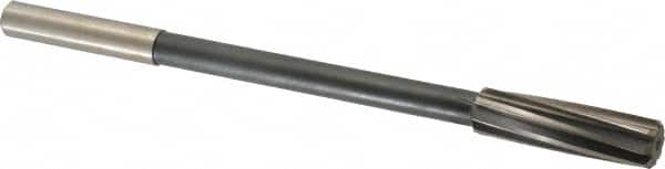Interstate - 9/16" High Speed Steel Chucking Reamer - Exact Tooling