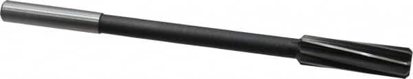 Interstate - 19/32" High Speed Steel Chucking Reamer - Exact Tooling