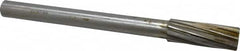 Interstate - 15/16" High Speed Steel Chucking Reamer - Spiral Flute, 3/4" Straight Shank, 2-5/8" Flute Length, 10" OAL - Exact Tooling