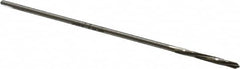 Interstate - 5/64" Cobalt 4 Flute Chucking Reamer - Spiral Flute, 0.072" Straight Shank, 3/4" Flute Length, 3" OAL - Exact Tooling