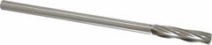 Interstate - 11/32" Cobalt 6 Flute Chucking Reamer - Spiral Flute, 0.2792" Straight Shank, 1-1/2" Flute Length, 6" OAL - Exact Tooling