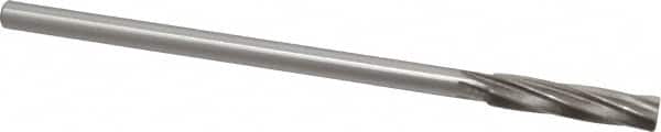 Interstate - 3/8" Cobalt 6 Flute Chucking Reamer - Spiral Flute, 0.3105" Straight Shank, 1-3/4" Flute Length, 7" OAL - Exact Tooling
