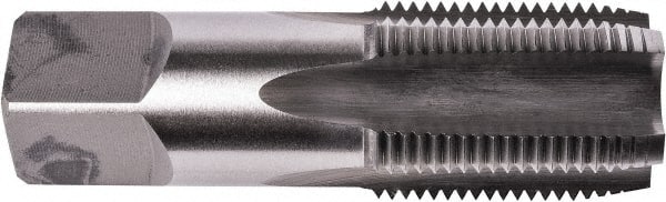 Union Butterfield - 3/4-14 NPSF Thread, 5 Flute Standard Pipe Tap - 3-1/4" OAL, 1-3/8" Thread Length, 29/32" Shank Diam, Bright Finish, High Speed Steel - Exact Tooling