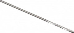 Made in USA - 5/64" High Speed Steel 4 Flute Chucking Reamer - Spiral Flute, 0.072" Straight Shank, 3/4" Flute Length, 3" OAL - Exact Tooling