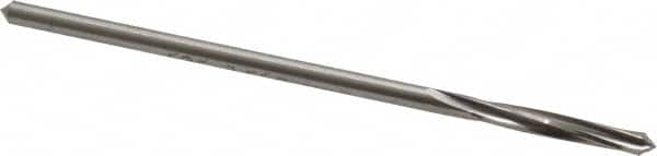 Made in USA - 5/32" High Speed Steel 4 Flute Chucking Reamer - Spiral Flute, 0.151" Straight Shank, 1" Flute Length, 4" OAL - Exact Tooling