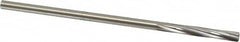 Made in USA - 13/64" High Speed Steel 6 Flute Chucking Reamer - Spiral Flute, 0.1945" Straight Shank, 1-1/4" Flute Length, 5" OAL - Exact Tooling