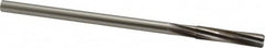 Made in USA - 5/16" High Speed Steel 6 Flute Chucking Reamer - Spiral Flute, 0.2792" Straight Shank, 1-1/2" Flute Length, 6" OAL - Exact Tooling