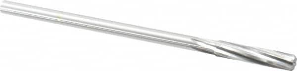 Made in USA - 21/64" High Speed Steel 6 Flute Chucking Reamer - Exact Tooling