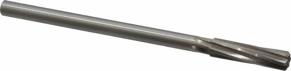 Made in USA - 7/16" High Speed Steel 6 Flute Chucking Reamer - Exact Tooling