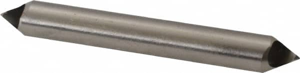 M.A. Ford - 1/4" Head Diam, 1/4" Shank Diam, 0 Flute 60° High Speed Steel Countersink - Exact Tooling