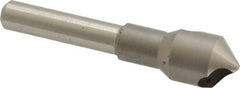 M.A. Ford - 7/16" Head Diam, 1/4" Shank Diam, 0 Flute 90° High Speed Steel Countersink - Exact Tooling