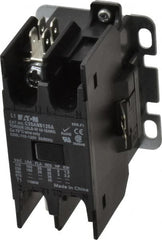 Eaton Cutler-Hammer - 1 Pole, 25 Amp Inductive Load, 110 to 120 Coil VAC at 50/60 Hz, Nonreversible Definite Purpose Contactor - Exact Tooling
