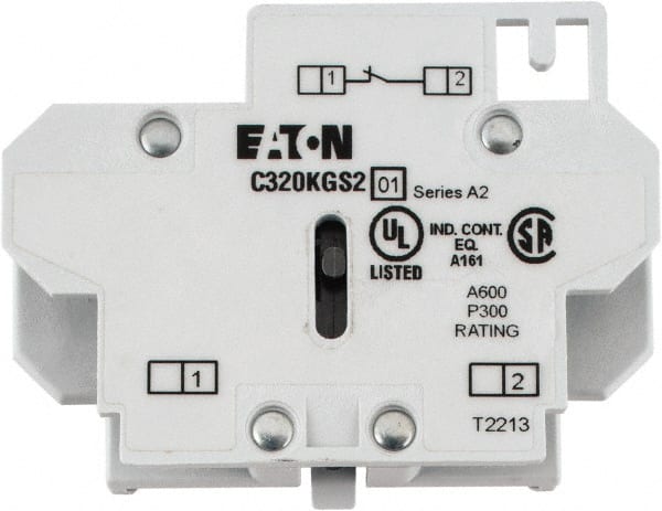 Eaton Cutler-Hammer - Starter Auxiliary Contact - For Use with 10-60A Contactors - Exact Tooling