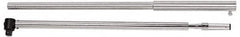 Proto - 1" Drive Micrometer Fixed Head Torque Wrench - 200 Ft/Lb to 1,000 Ft/Lb Torque, 69" OAL, 5 Ft/Lb Graduation, Fixed Head - Exact Tooling