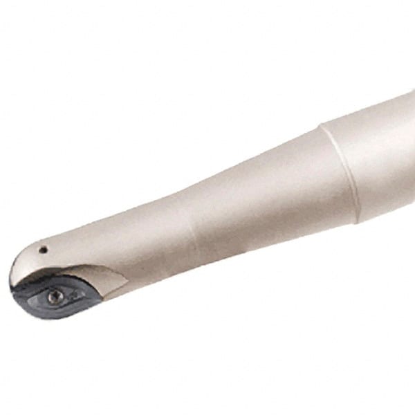 Iscar - 40mm Cut Diam, 36mm Max Depth of Cut, 40mm Shank Diam, 250mm OAL, Indexable Ball Nose End Mill - 125mm Head Length, Straight Shank, BCM Toolholder, BCR D400 Insert - Exact Tooling