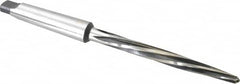 Interstate - 7/16" Reamer Diam, 7/32" Small End Diam, 2MT Morse Taper Shank, 4-3/8" Flute, Bridge Reamer - Exact Tooling