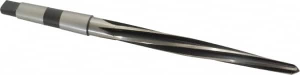 Interstate - 5/8" Reamer Diam, 25/64" Small End Diam, 2MT Morse Taper Shank, 6-1/8" Flute, Bridge Reamer - Exact Tooling