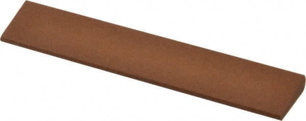 Norton - 5" Long x 1" Diam x 5/16" Thick, Aluminum Oxide Sharpening Stone - Round, Medium Grade - Exact Tooling