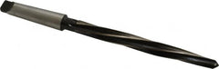 Interstate - 3/4" Reamer Diam, 15/32" Small End Diam, 3MT Morse Taper Shank, 7-3/8" Flute, Bridge Reamer - Exact Tooling