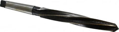 Interstate - 1-1/16" Reamer Diam, 13/16" Small End Diam, 3MT Morse Taper Shank, 7-3/8" Flute, Bridge Reamer - Exact Tooling
