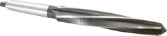 Interstate - 1-3/16" Reamer Diam, 59/64" Small End Diam, 3MT Morse Taper Shank, 7-3/8" Flute, Bridge Reamer - Exact Tooling