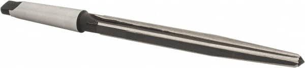 Interstate - 5/8" Reamer Diam, 25/64" Small End Diam, 2MT Morse Taper Shank, 6-1/8" Flute, Bridge Reamer - Exact Tooling
