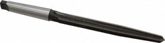 Interstate - 7/8" Reamer Diam, 39/64" Small End Diam, 3MT Morse Taper Shank, 7-3/8" Flute, Bridge Reamer - Exact Tooling