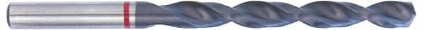 Accupro - #17 135° Cobalt Jobber Drill - TiAlN Finish, Right Hand Cut, Spiral Flute, Straight Shank, 80mm OAL, UX Point - Exact Tooling