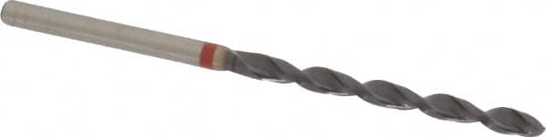 Accupro - #29 135° Cobalt Jobber Drill - TiAlN Finish, Right Hand Cut, Spiral Flute, Straight Shank, 70mm OAL, UX Point - Exact Tooling