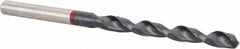 Accupro - 3/16" 135° Cobalt Jobber Drill - TiAlN Finish, Right Hand Cut, Spiral Flute, Straight Shank, 86mm OAL, UX Point - Exact Tooling