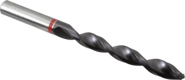 Accupro - 11mm 135° Cobalt Jobber Drill - TiAlN Finish, Right Hand Cut, Spiral Flute, Straight Shank, 142mm OAL, UX Point - Exact Tooling