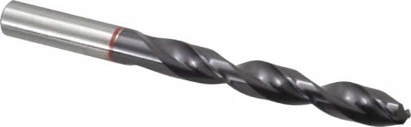 Accupro - 13mm 135° Cobalt Jobber Drill - TiAlN Finish, Right Hand Cut, Spiral Flute, Straight Shank, 151mm OAL, UX Point - Exact Tooling