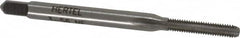 Hertel - #3-56 UNF 2B 3 Flute Bright Finish High Speed Steel Straight Flute Standard Hand Tap - Bottoming, Right Hand Thread, 1-13/16" OAL, 1/2" Thread Length, H2 Limit - Exact Tooling
