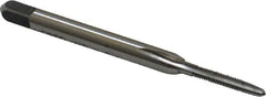 Hertel - M2x0.40 Metric Coarse 6H 3 Flute Bright Finish High Speed Steel Straight Flute Standard Hand Tap - Taper, Right Hand Thread, 1-3/4" OAL, D3 Limit - Exact Tooling