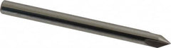 Hertel - 1/8" Head Diam, 1/8" Shank Diam, 3 Flute 60° Solid Carbide Countersink - Exact Tooling