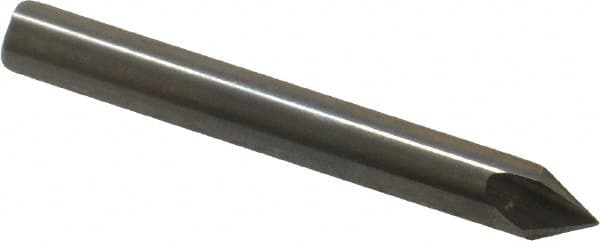 Hertel - 3/16" Head Diam, 3/16" Shank Diam, 3 Flute 60° Solid Carbide Countersink - Exact Tooling