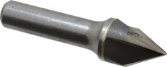 Hertel - 3/4" Head Diam, 1/2" Shank Diam, 3 Flute 60° Solid Carbide Countersink - Exact Tooling