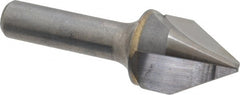 Hertel - 1" Head Diam, 1/2" Shank Diam, 3 Flute 60° Solid Carbide Countersink - Exact Tooling