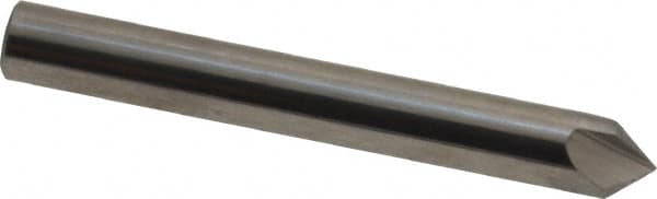Hertel - 1/4" Head Diam, 1/4" Shank Diam, 3 Flute 82° Solid Carbide Countersink - Exact Tooling