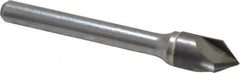 Hertel - 3/8" Head Diam, 1/4" Shank Diam, 3 Flute 82° Solid Carbide Countersink - Exact Tooling
