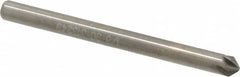 Hertel - 1/8" Head Diam, 1/8" Shank Diam, 6 Flute 90° Solid Carbide Countersink - Exact Tooling