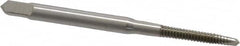 Hertel - #4-40 UNC, 2 Flute, Bright Finish, High Speed Steel Spiral Point Tap - Plug Chamfer, Right Hand Thread, 1-7/8" OAL, 2B/3B Class of Fit - Exact Tooling
