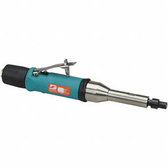 Dynabrade - 1/4" Collet, Straight Handle, Air Straight Die Grinder - 20,000 RPM, Rear Exhaust, 31 CFM, 0.5 hp, 90 psi, 1/4 NPT Inlet - Exact Tooling