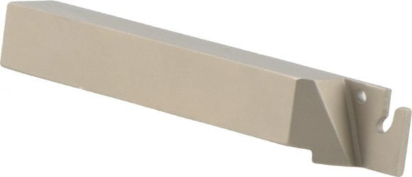 Iscar - External Thread, 0.63" Max Depth of Cut, 0.11" Min Groove Width, 5.905" OAL, Right Hand Indexable Grooving Cutoff Toolholder - 5/8" Shank Height x 5/8" Shank Width, TAG Insert Style, TGT Toolholder Style, Series Tang-GripIQ - Exact Tooling