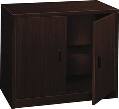 Hon - 36" Wide x 29-1/2" High x 20" Deep, 1 Drawer Supply - Laminate Over Wood, Mahogany - Exact Tooling